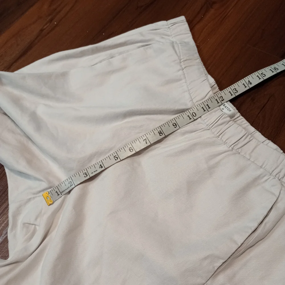Aritzia Babaton Dexter Linen Blend Pull On Pants Plus Size Coastal Neutral